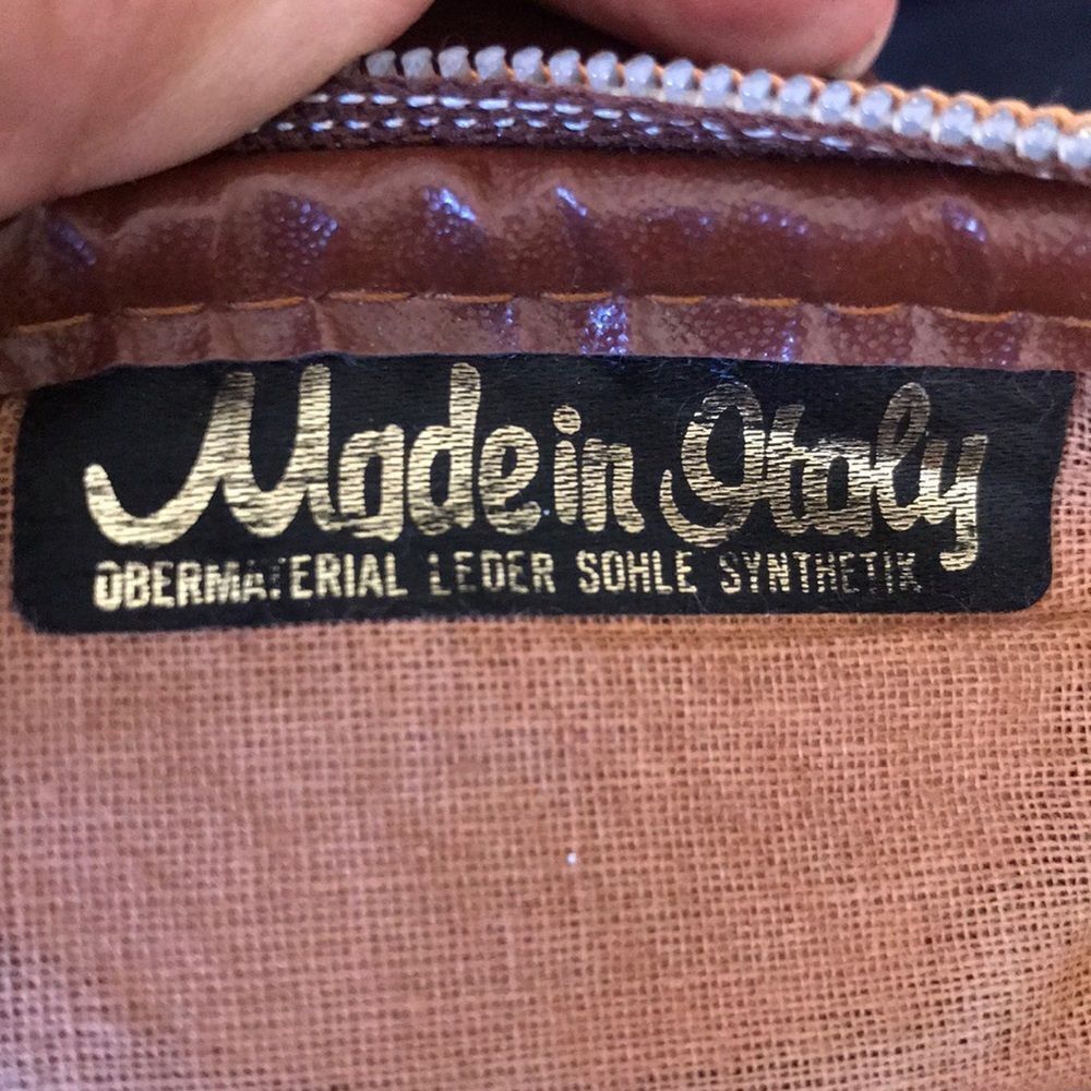 VTG,MADE IN ITALY CROSSBODY LEATHER MINI BAG - Picture 15 of 16
